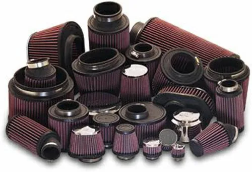 K&N Filtro de aire universal con abrazadera original de alto flujo: alto rendimiento, premium, lavable: diámetro de brida: 2.375 pulgadas, altura