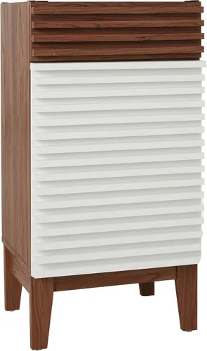 Miniatura 16 de Modway Gabinete de tocador de baño Render en negro - Lavabo no incluido