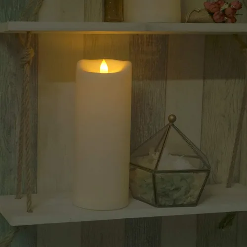 Miniatura 6 de Vela LED sin llama, funciona con pilas, luz parpadeante impermeable al aire libre con control remoto y temporizador para decoración del hogar