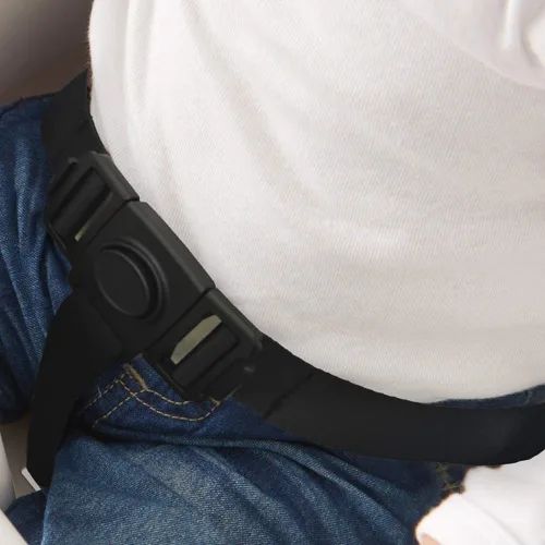 Miniatura 7 de ZARPMA Correas para silla alta, 3 puntos arnés correas cinturón para silla de niño niño correa para silla IKEA Antilop silla alta (negro)
