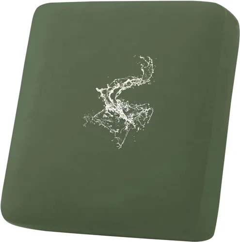 Miniatura 52 de hyha Fundas de cojín impermeables para sofá, funda elástica para asiento de sofá para perro, lavable, antideslizante, impermeable, fundas de cojín