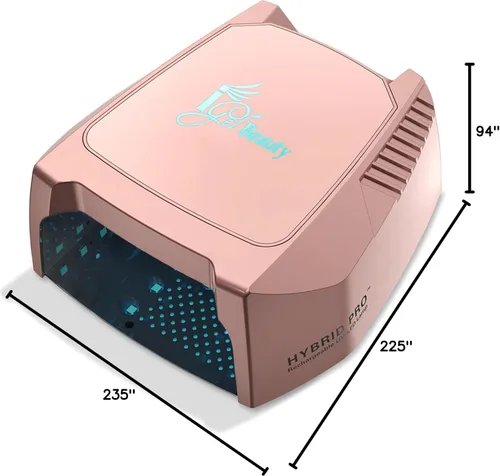 Miniatura 7 de iGel Beauty Hybrid PRO 2.0 Lámpara de uñas UV/LED – Secador de uñas inalámbrico recargable de 48 W, secado a mano completo, sensor de movimiento