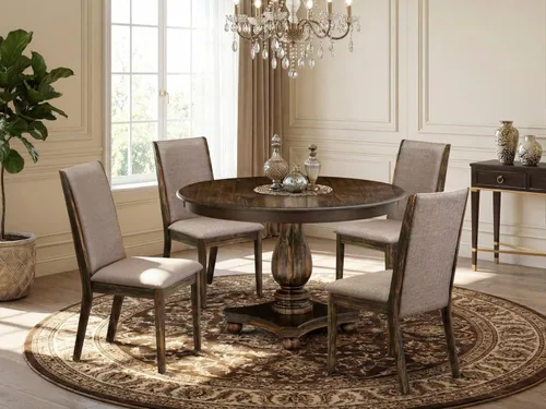 Miniatura 2 de East West Furniture F2LA7-716 Juego de comedor, mediano