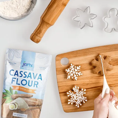 Miniatura 14 de Jans Harina de yuca, 2 libras, sustituto de harina multiusos sin gluten, harina para hornear sin cereales sin OMG, apta para paleo y AIP, harina