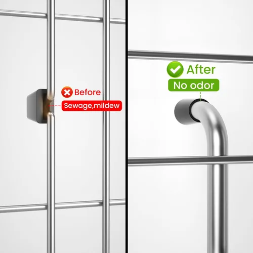 Miniatura 3 de Rejilla de fregadero de acero inoxidable y protectores para la parte inferior del fregadero de cocina, rejilla inferior de fregadero de 26 x 14 1/16