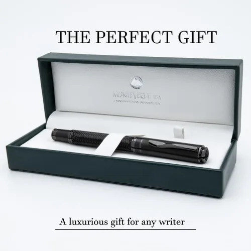 Miniatura 5 de Monteverde USA Innova Formula M Black Rollerball Pen Instrumento de escritura premium con repuesto Schmidt 888 Negro