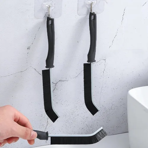 Miniatura 7 de Cepillo de limpieza de huecos de baño, cepillos de cerdas duras, cepillo multifuncional de limpieza de ranura de mano, cepillo de esquina muerta