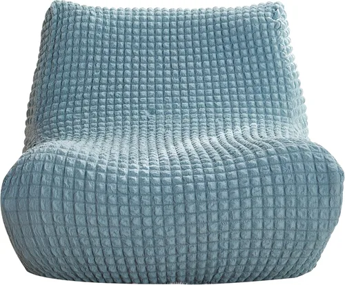 Miniatura 11 de TOPCHANCES Funda para silla Fireside, funda elástica para tumbona sin brazos, para sofá y muebles, protector de puf con parte inferior elástica