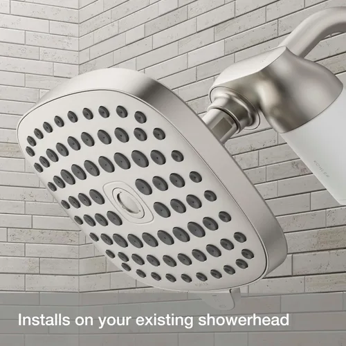 Miniatura 5 de KOHLER R24612-BN - Accesorio para cabezal de ducha con filtro Aquifer, sistema de filtración que se fija a la mayoría de cabezales de ducha