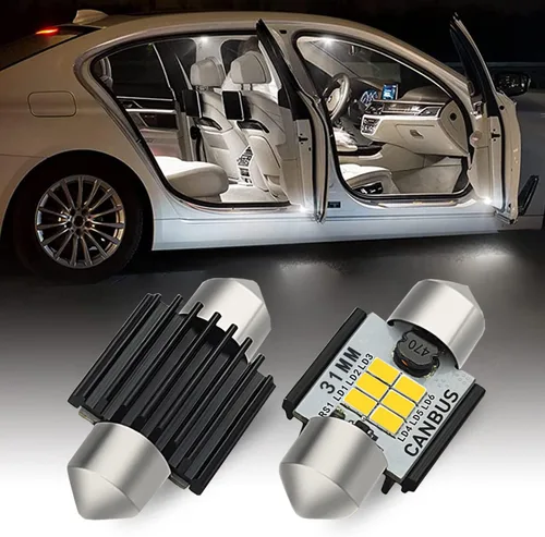 Miniatura 21 de Bombillas LED superbrillantes tamaño 194 Auxito; 168, 2825, W5W, T10, cuña 24, conjunto de chips 3014 SMD, bombillas LED de repuesto sin errores