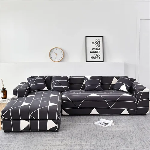 Miniatura 12 de MIPOPS Fundas de sofá 100% impermeables para sofás modulares en forma de L de 1, 2, 3, 4 plazas, funda elástica para sala de estar, protector de H