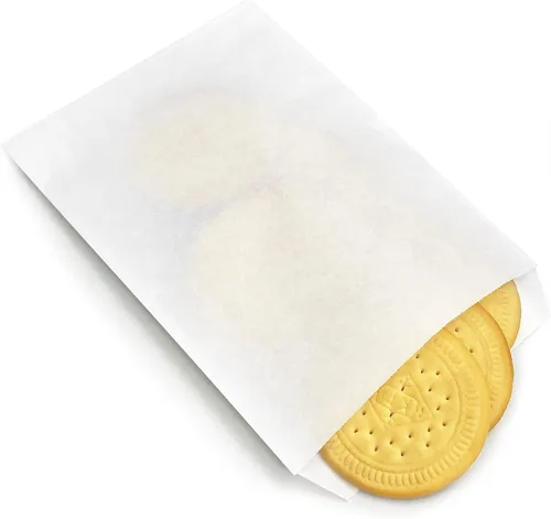 Glassine Bolsas de 5 x 7 pulgadas, bolsas de papel encerado, bolsas de papel encerado para galletas, 100 unidades