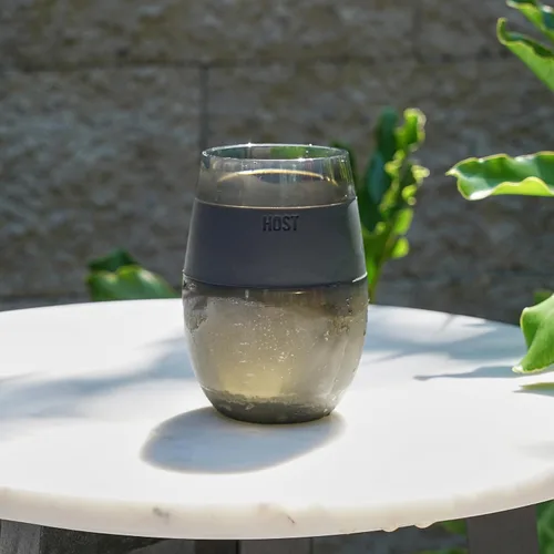 Miniatura 7 de HOST Vaso refrigerante para congelar vino, de plástico de doble pared, con aislamiento de doble pared, con gel de congelación, copas de vino