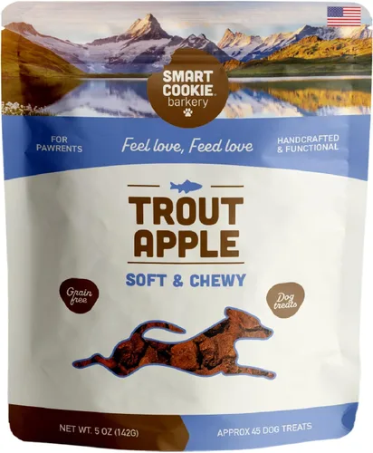 Miniatura 16 de Smart Cookie Golosinas Naturales para Perros - Conejo y Calabaza - Golosinas de Entrenamiento para Perros y Cachorros con Alergias, Estómagos