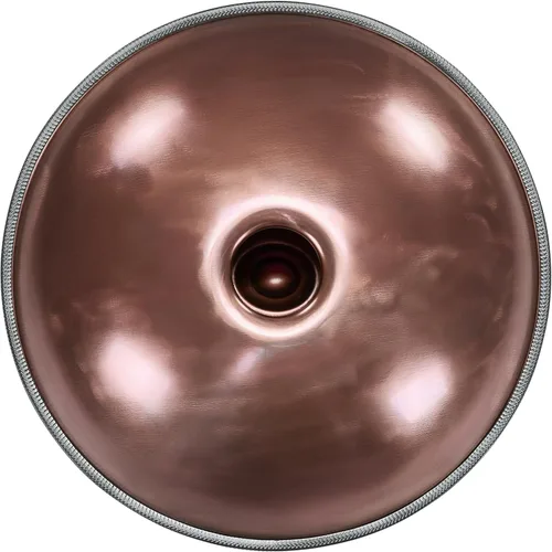 Miniatura 4 de Instrumento de tambor de acero Handpan 432Hz 10 notas en re menor 22 pulgadas hecho a mano, instrumento de percusión