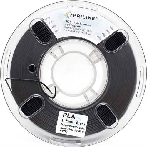 Miniatura 4 de Filamento de impresora 3D de PLA de 1.75mm, PRILINE - Filamento de impresora 3D de PLA, carrete de 1 kg (2.2 libras) Filamento de impresión 3D