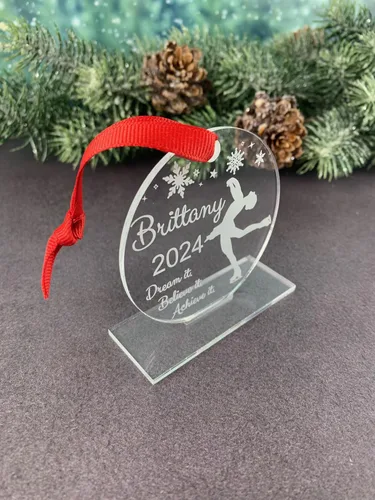 Miniatura 9 de Figure Skating Ornament, Ice Skating Ornament, Ice Skater Ornament, Figure Skater Gifts, Figure Skater Ornament, Figure Skating Gifts
