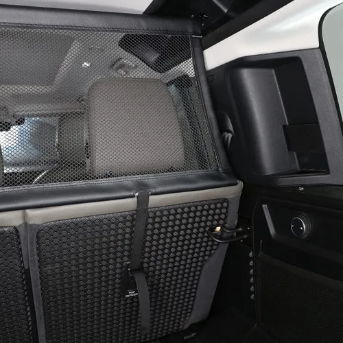 Miniatura 5 de YIWANG Bolsa de almacenamiento de tela negra para maletero de automóvil, bolsa de almacenamiento para Land Rover Defender 110 2020-2022 Accesorios