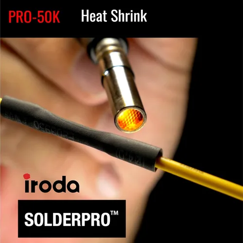 Miniatura 4 de IRODA SolderPro Kit de soldador de butano original 50K 4 en 1 inalámbrico 30-70 W grado profesional 18s herramienta de calor multifunción