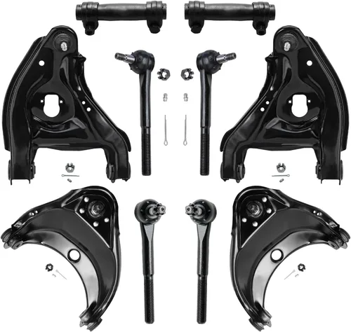 Miniatura 28 de Detroit Axle - Kit de suspensión frontal de 10 piezas para Jeep 2002-2004 Liberty, 2 brazos de control superiores con rótula 2 rótulas inferiores, 4