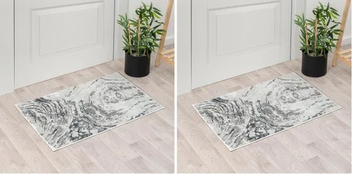 Miniatura 14 de LUXE WEAVERS Alfombra de área azul 2x3 con remolino de mármol