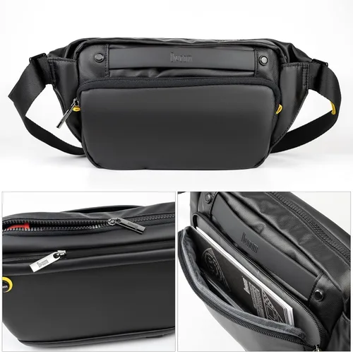 Miniatura 4 de Divoom Mochila bandolera con pantalla LED, mochila cruzada impermeable para el hombro, mochila de viaje para hombres y mujeres