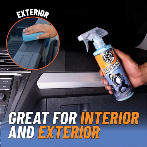 Miniatura 4 de Chemical Guys Tire Kicker Spray Pulverizable de Brillo Extra Brillante para Neumáticos, Acabado Seco al Tacto - Restaura el Aspecto Húmedo al
