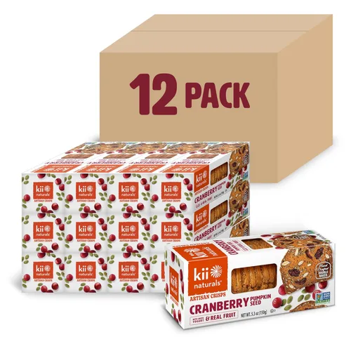 Miniatura 15 de Kii Naturals Artisan Crisps, fecha y nuez, 5.3 onzas (paquete de 1)