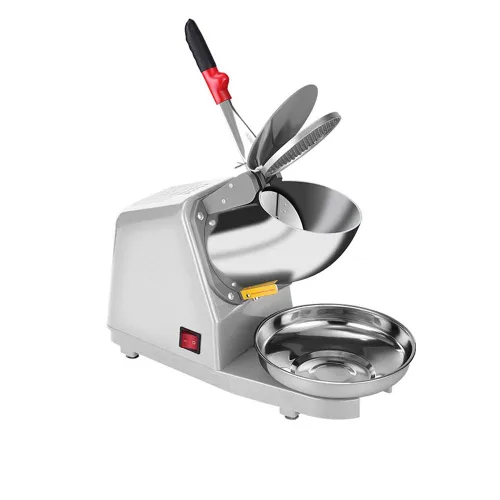 Miniatura 11 de Yahpetes Máquina eléctrica de hielo raspado, 1 pieza, trituradora de hielo eléctrica de doble cuchilla, máquina para hacer conos de nieve, 187