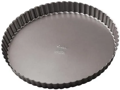Miniatura 4 de Wilton Excelle Elite - Sartén antiadherente para quiche y tartas con fondo extraíble, 9 pulgadas, acero