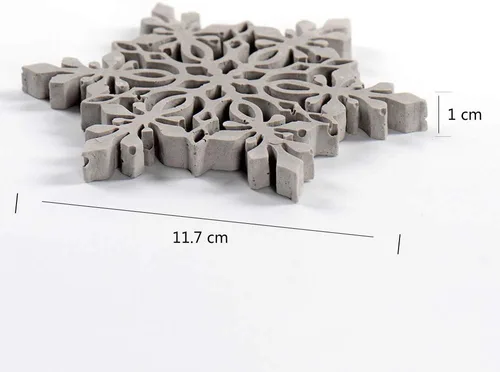 Miniatura 2 de Moldes de posavasos de silicona, posavasos para moldes de silicona de cemento para hacer manualidades