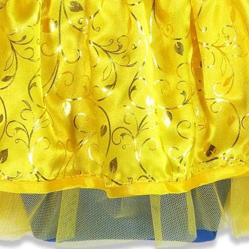 Miniatura 6 de Disney Princesa Ariel Cenicienta Belle - Vestido y diadema para bebé, color blanco nieve