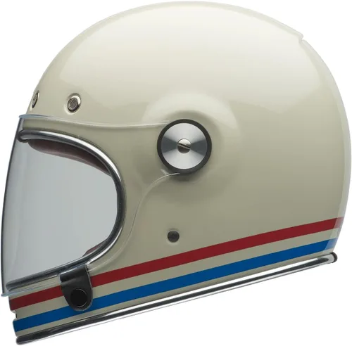 Miniatura 4 de Bell Bullitt - Casco (rayas blanco perlado brillante/rojo/azul - S)