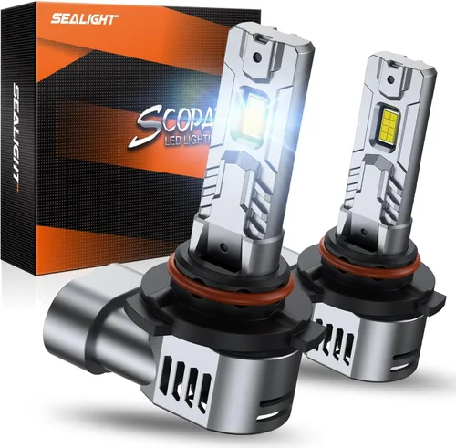 Miniatura 16 de SEALIGHT Bombillas antiniebla H1, 70,000 lm súper brillo 1:1 tamaño mini, luces antiniebla blancas frías de 6500 K, 3 minutos de iluminación