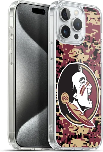 Miniatura 113 de Head Case Designs Funda de gel suave FSU Seminoles de la Universidad Estatal de Florida con licencia oficial compatible con Apple iPhone 13 Pro Max