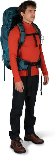Miniatura 8 de Osprey Atmos AG 65L Mochila de mochilero para hombre, color negro, S/M