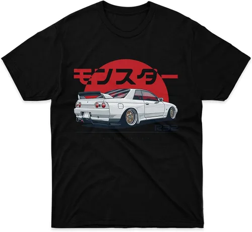 Camiseta para hombre y mujer, Monster Skyline R32 GTR para hombres y mujeres, perfecta para el día de la madre, divertida multicolor, Varios colores