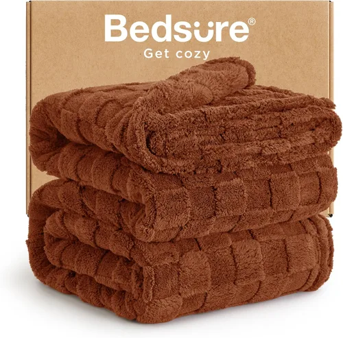 Miniatura 53 de Bedsure GentleSoft - Manta verde salvia para sofá, manta de forro polar a cuadros, regalos de Navidad para mujeres, hombres y niñas, bonita manta