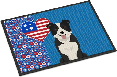 Miniatura 80 de Caroline's Treasures WDK5119JMAT Airedale Terrier USA - Tapete para interiores o exteriores, 24 x 36 pulgadas, tapete para puerta delantera