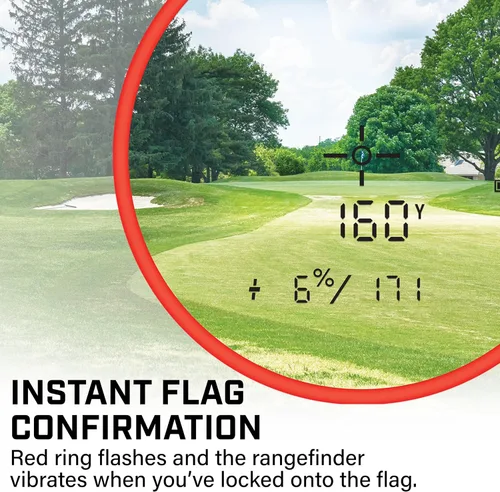 Miniatura 6 de Bushnell Golf Tour V6 Shift Laser Rangefinder with Slope Compensation, 1300-Yard Range, Flag Lock Vibration, Magnetic Cart Mount, 6X Magnification