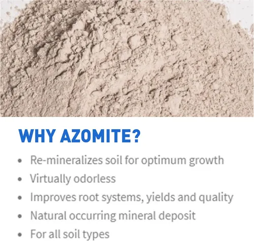 Miniatura 4 de Azomite Fertilizante orgánico micronizado Trace 0-0.2 Bolsa a granel de 67 minerales esenciales con certificación OMRI, 5 libras marrón 05 libras