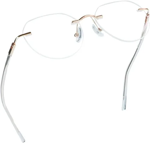 LifeArt Blue Light Blocking Reading Glasses, Reduce Eyestrain, Stylish for Men and Women E2_(claro claro)
