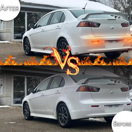 Miniatura 5 de Kit de Ensamblaje de Luces Antiniebla Reflector Trasero del Parachoques para Mitsubishi Lancer 2008-2017/Evolution X 2008-2017/Outlander 2011-2012