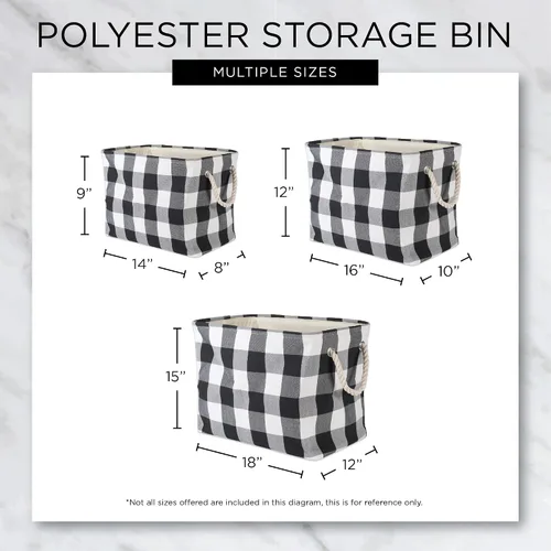 Miniatura 8 de Bone Dry - Canasta de almacenamiento para mascotas, pequeña y rectangular, coleccionable, aguamarina