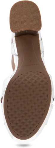 Miniatura 4 de Aerosoles Sandalias de tacón Cosmos para mujer, plateadas, 8.5, plateado