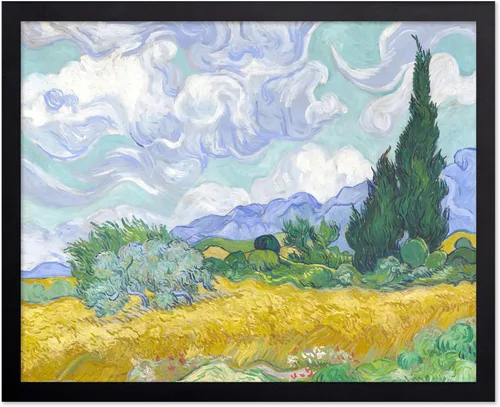 Miniatura 92 de Poster Master Póster clásico de Van Gogh, impresión impresionista vintage, regalo para artista, pintor, autorretrato, sombrero de paja, dibujo