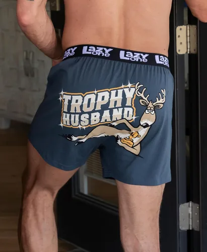 Miniatura 15 de Lazy One Divertidos boxers de animales, ropa interior humorística, novedosos pantalones cortos, regalos de broma para hombres
