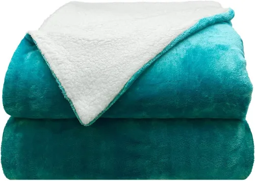 Miniatura 11 de Comfort Lab Manta reversible de franela Sherpa – Elegante manta mullida para sofá y decoración del hogar – Anti frisado no se desprende, acogedora