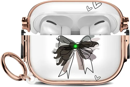 Miniatura 14 de Maxjoy para Funda Linda de AirPods 2 (2019) con Bloqueo de Seguridad, Compatible con Funda de AirPod de 2ª Generación de Mármol para Mujeres