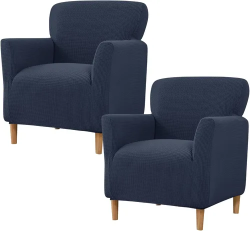 Miniatura 88 de HAOYONG - Funda elástica de terciopelo para silla de banquete, fundas para sillas de 1 pieza, fundas para sillones de sofá, funda suave para sillón